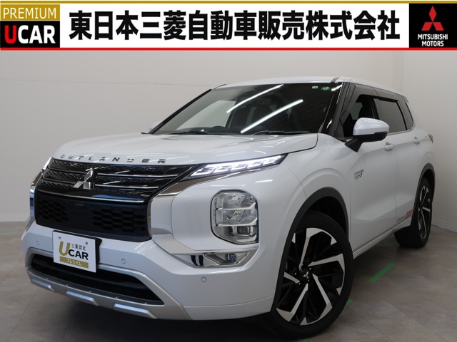 アウトランダー PHEV 2.4 P 4WD クルーズコントロール 禁煙 本革シート 