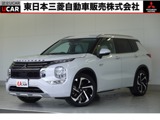 アウトランダーPHEV 2.4 P 4WDライトグレーレザーシート　スマホ連携ナビ