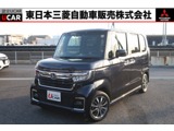 N-BOXカスタム 660 EX2WD 4名 車検整備付 禁煙 純正Gathersナビ