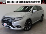 アウトランダーPHEV2.0 G プレミアムパッケージ 4WD禁煙 純正7型ナビ 本革シ-ト 1500W給電