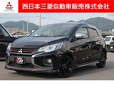 ミラージュ1.2 ブラック エディションナビ　バックカメラ　シートヒーター