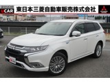 アウトランダーPHEV2.4 G 4WD5名 禁煙 クラリオン製ナビ バックアラウン