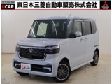 N-BOXカスタム 660 ターボ 4WD禁煙車　ワンオーナー　純正スマホ連携ナビ