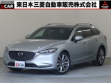 MAZDA6ワゴン2.2 XD Lパッケージ ディーゼルターボ 4WD禁煙 純正ナビ360°モニター 本革 衝突防止