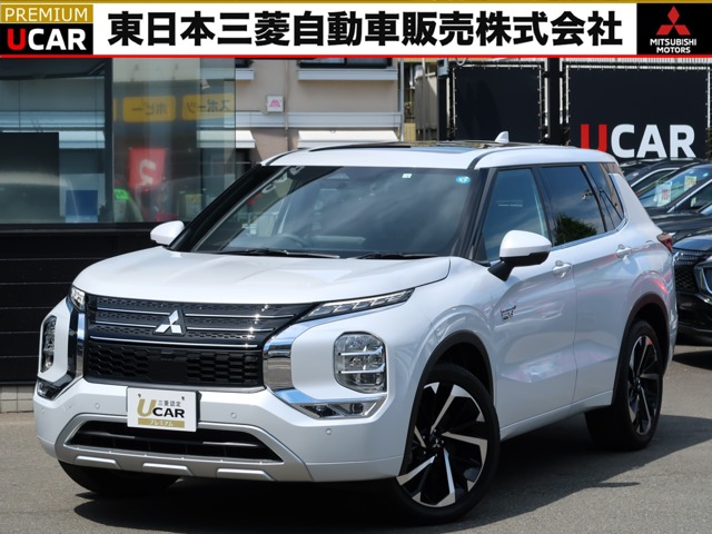 アウトランダー PHEV 2.4 P 4WD レンタカーアップ サンルーフ ナビ