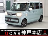 スペーシア660 ハイブリッド Xメモリーナビ　ETC　パーキングセンサー
