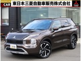 アウトランダーPHEV 2.4 P 4WD試乗車UP　スマホ連携ナビ　サンルーフ