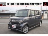 N-BOXカスタム 660 L ターボ2WD 4名 禁煙 車検整備付 純正Gathersナビ